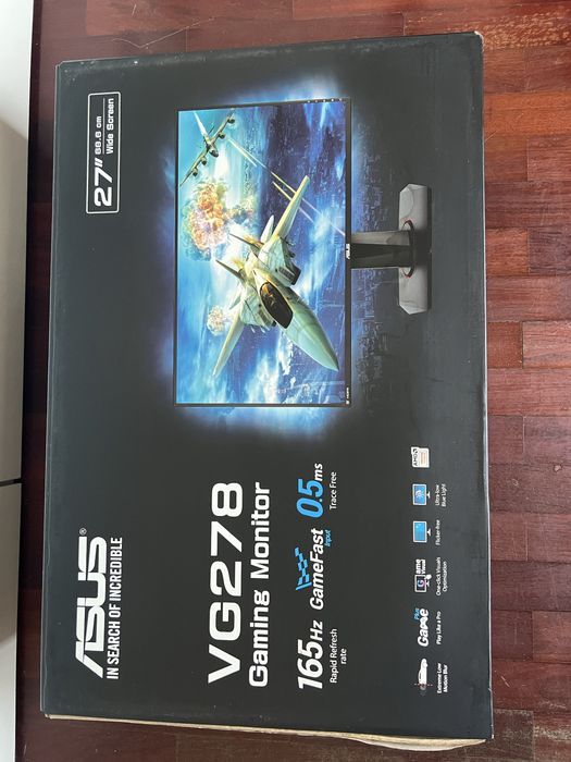 Monitor Asus 27’ 165Hz 0.5ms