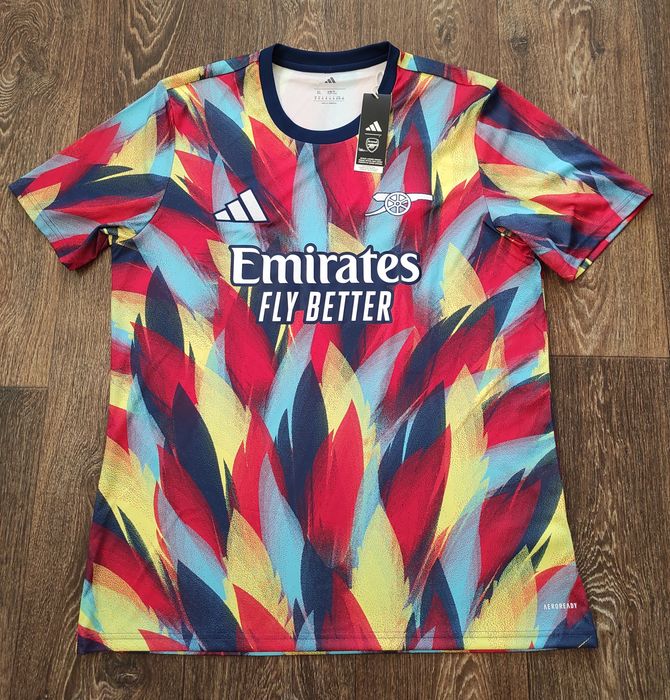 S,M,XL,XXL Adidas Арсенал оригінальна чоловіча спортивна футбольна футболка