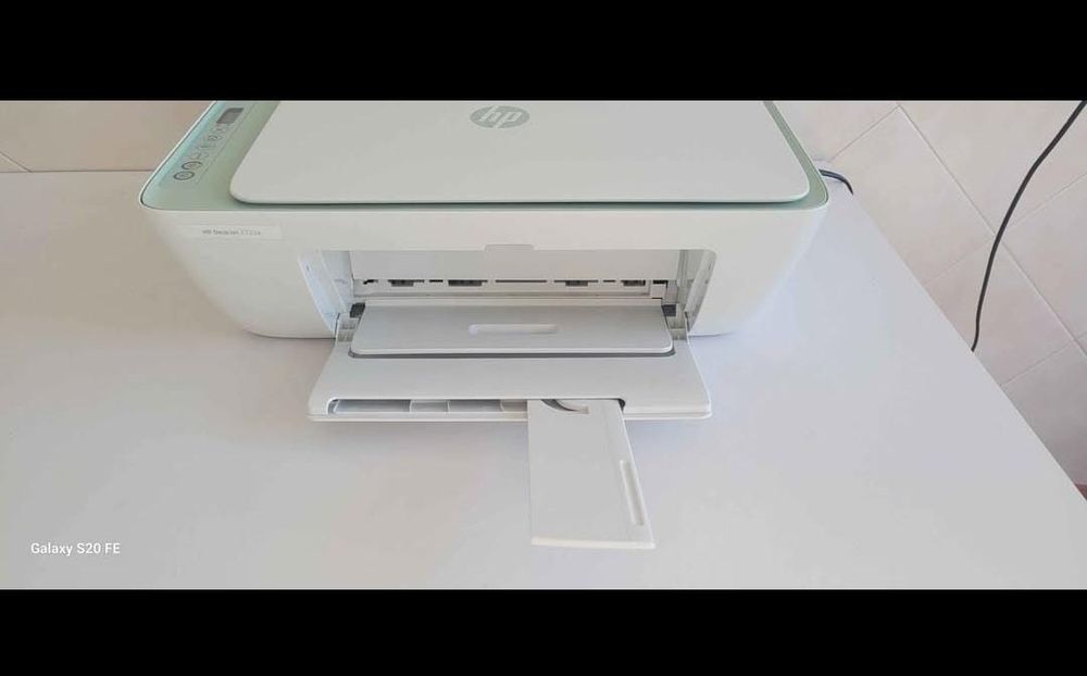 Impressora hp verde