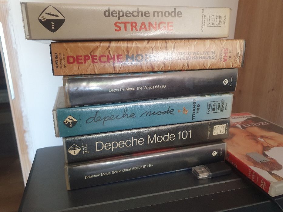 Kasety VHS Depeche Mode - lata 80te i 90te