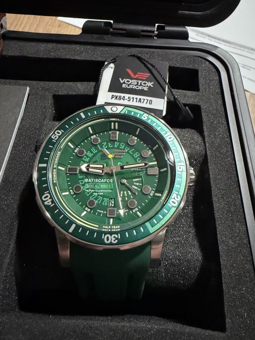 Zegarek Vostok Europe Batiscafos Hybrid Zielony