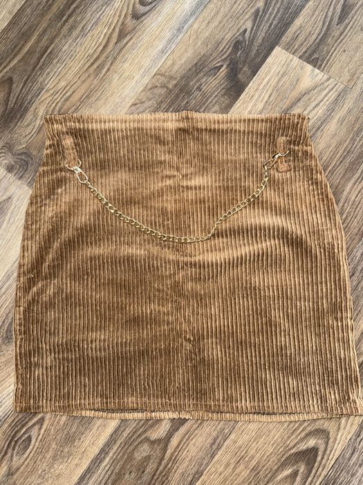 Вельветовая женская юбка