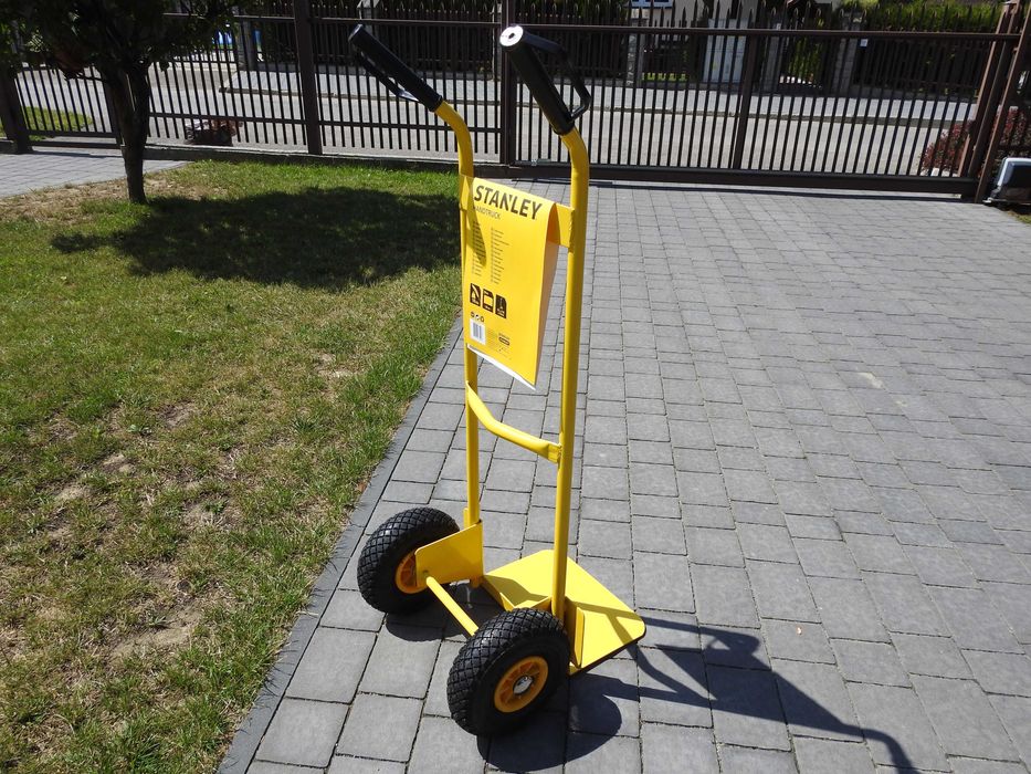 Wózek transportowy magazynowy z podestem młynarka, nowy, udźwig 200kg