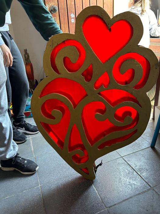 Estandartes Coração Filigrana