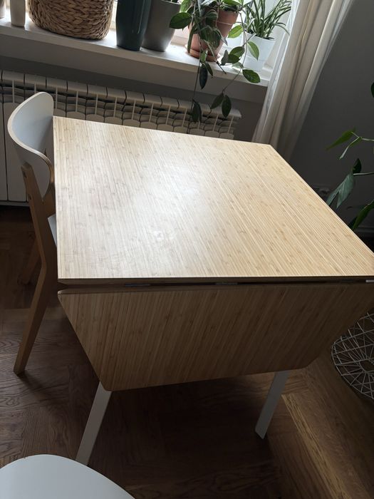 Ikea stół bambus + krzesła