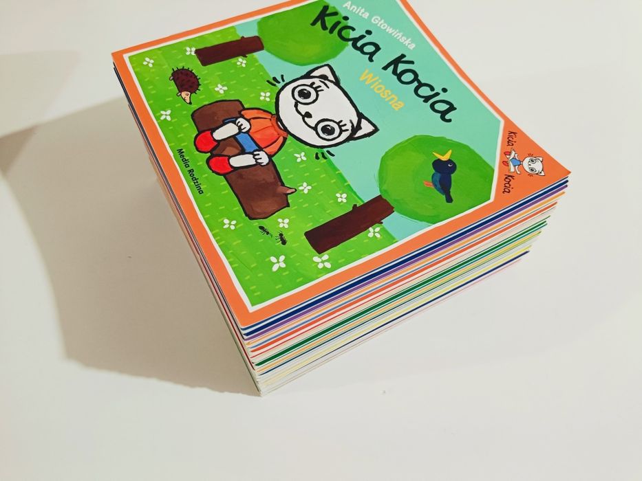 36 szt kicia kocia zestaw książek