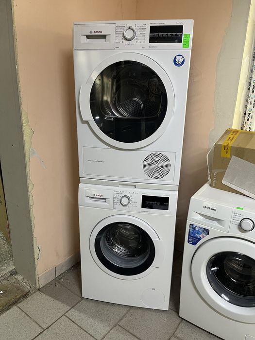 Комплект Bosch пралка +сушка