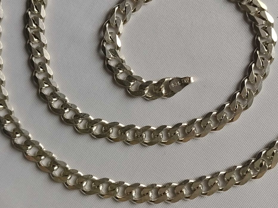 Łańcuszek Łańcuch Męski Srebro 925