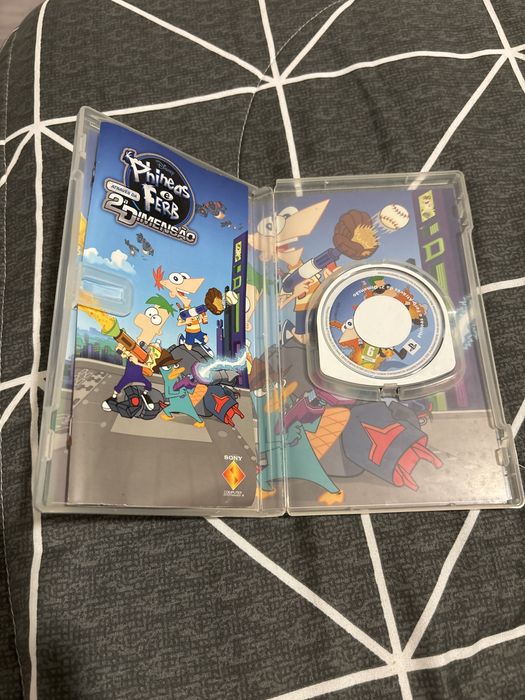 Jogo phineas e ferb para PSP como novo