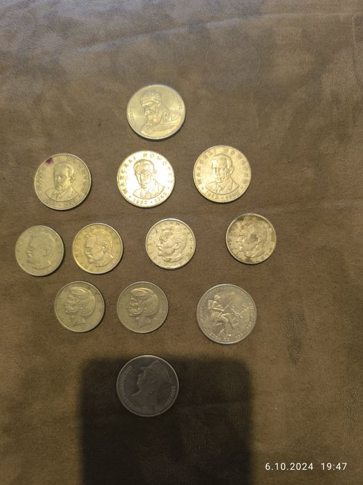 Pilnie sprzedam stare polskie monety widoczne na zdjęciu