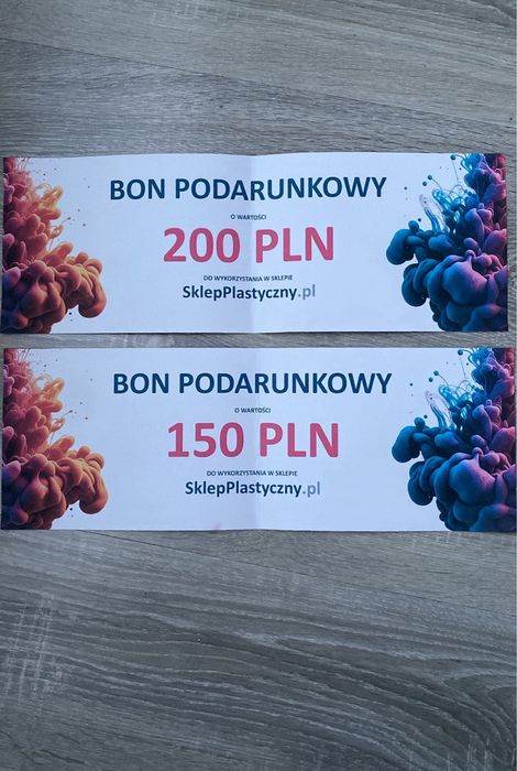 bon do sklepu plastycznego