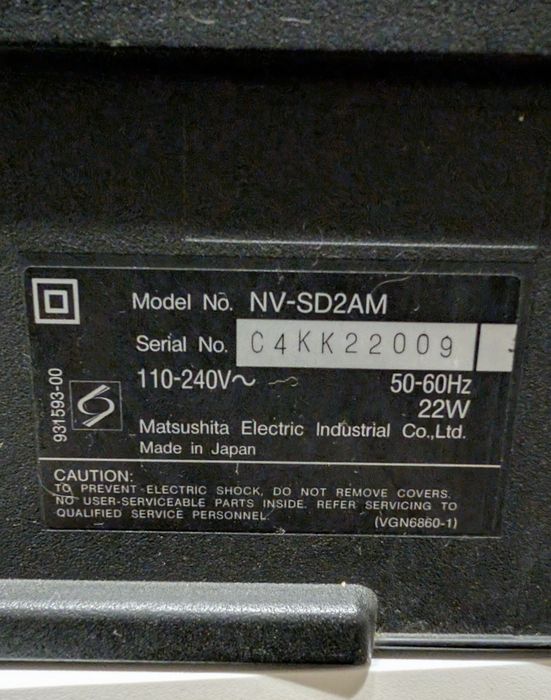 Panasonic NV-SD2AM(на запчастини)