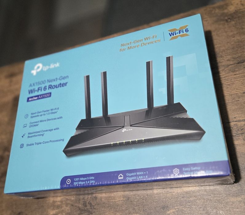 Router TP-Link Archer AX1500 WiFi 6 NOWY