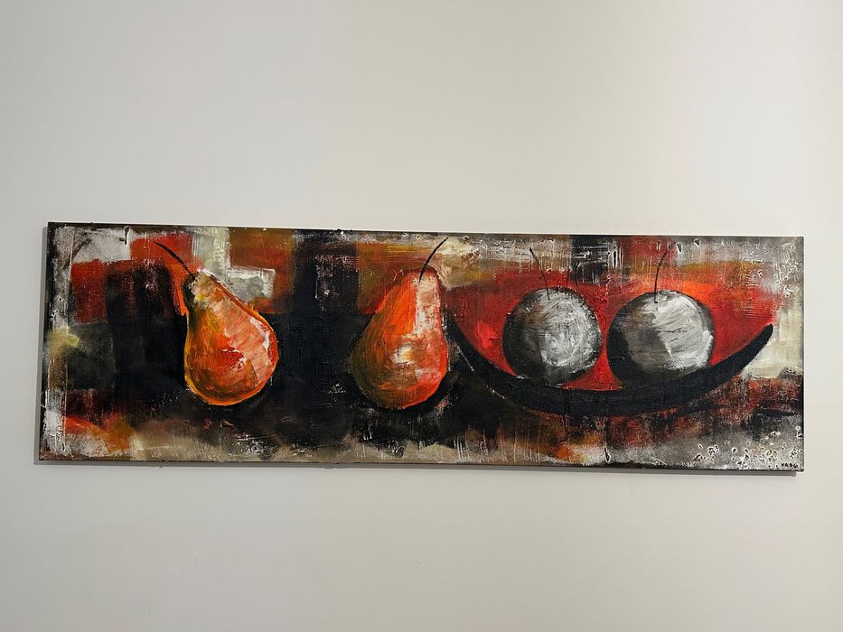 Quadro decorativo pintado a mão