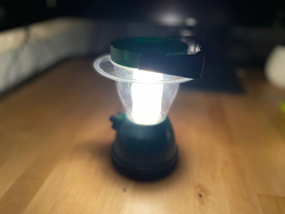 Lampa kempingowa LA-107 zielona