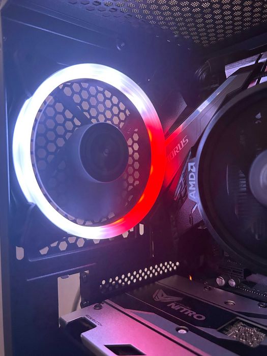 Pc gamer Ryzen 5500 (processador NOVO) 16gb RX580