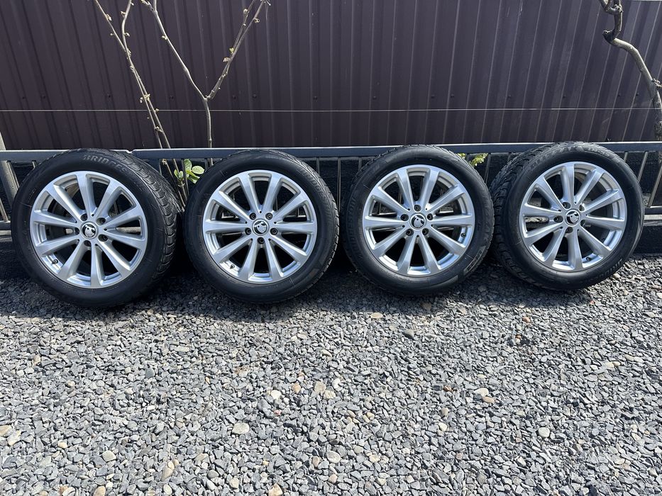 Диски 5/112r17 з шинами.