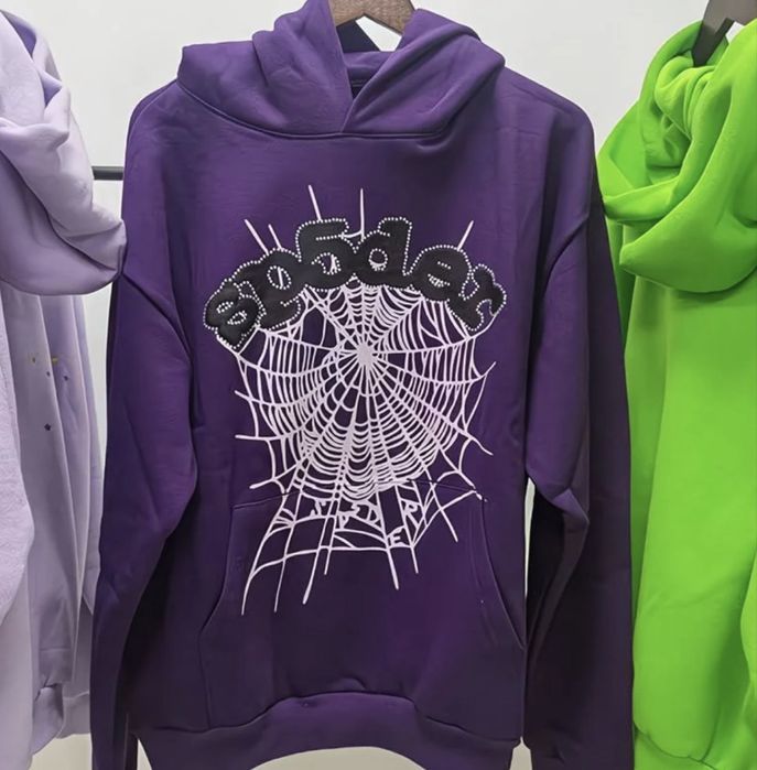 Кофта sp5der фіолетова