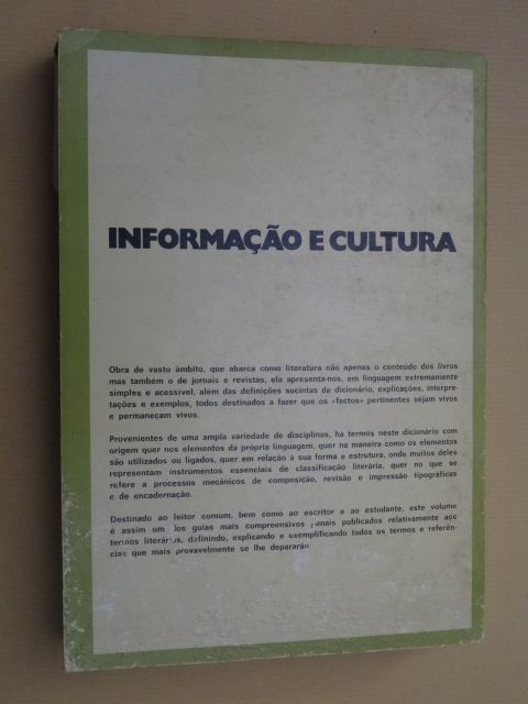 Dicionário de Termos Literários de Harry Shaw