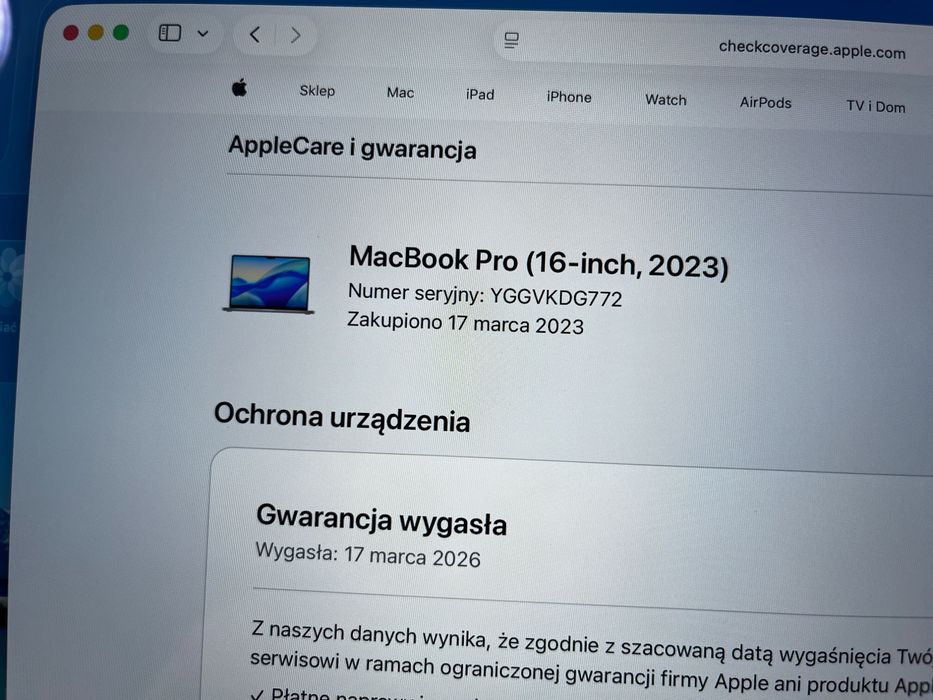 Apple Macbook Pro 16 (2023r) A2780 M2 Pro 12C/19C 16/1000GB Space grey FV23%