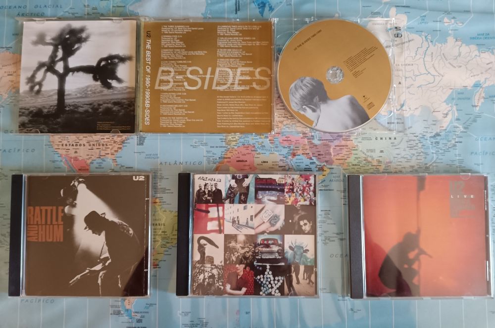 4 CD's Originais de U2