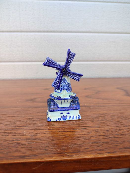 Solniczka  - Delft - Wiatrak - Design - vintage - M