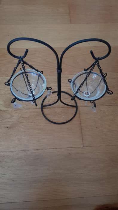 Candelabro para incenso ou velas e 2 ofertas