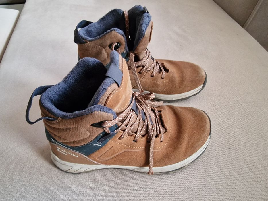 Buty turystyczne/ zimowe Quechua SH500 Warm wodoodporne wkładka 22cm