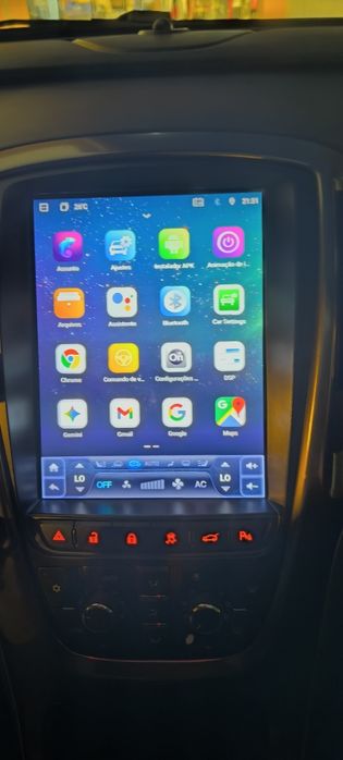 Montagem android & câmeras de  ré