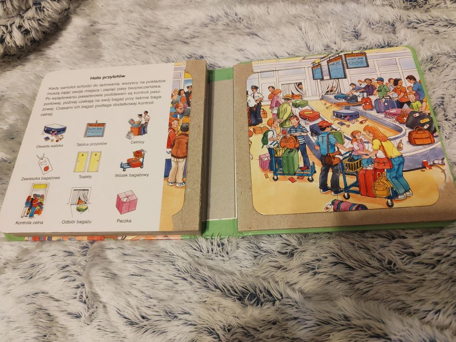 Książeczka z puzzlami podróż samolotem