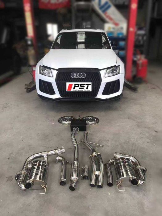 Вихлоп Вихлопна Система Насадки Downpipe Audi Q5 8R Тюнінг VAG Ауді