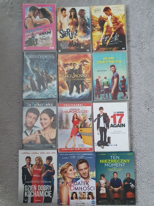 12 filmów- różne gatunki