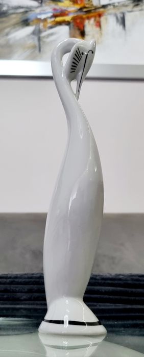 Sygnowana figurka Perkoz M. Naruszewicz Ćmielów 1957 r.