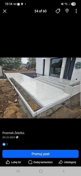 Brukarz / układanie kostki / usługi brukarskie / prce ziemne