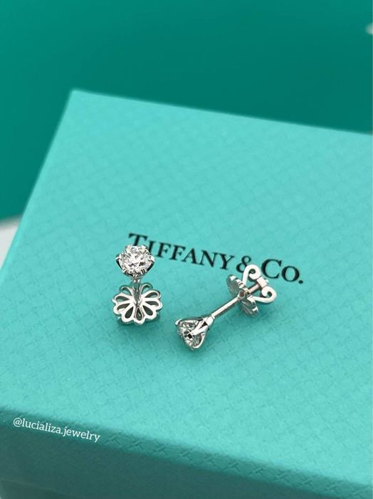 Серьги пусеты с бриллиантами 0.60ct  GIA