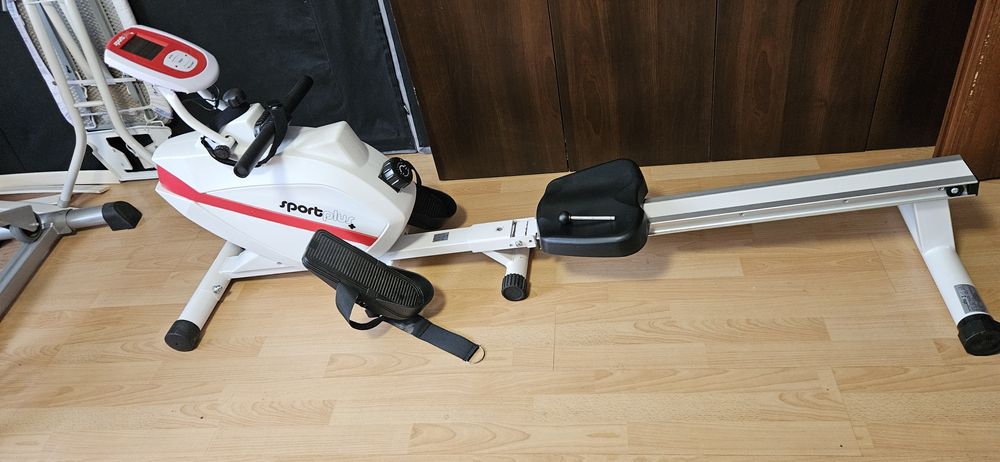 Z opaską do pomiarów.Wioślarz magnetyczny Sport Plus w super stanie