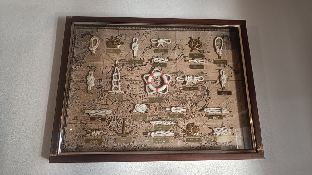 Lote 6 peças decoração náutica