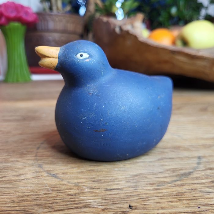 Stary Handmade Figurka z masy Kaczka ¹⁰⁶