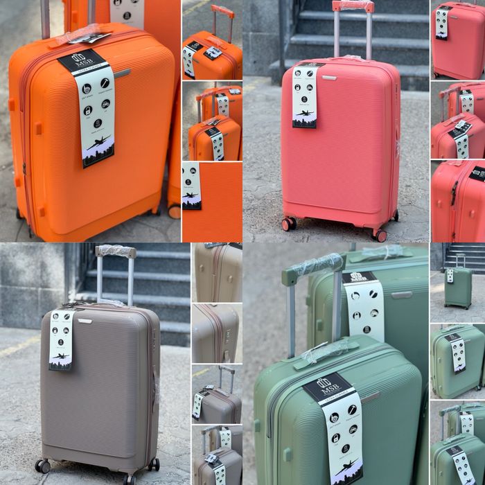 Полипропилен!Чемодан Турция на колесах,валіза,сумка на колесах,дорожна