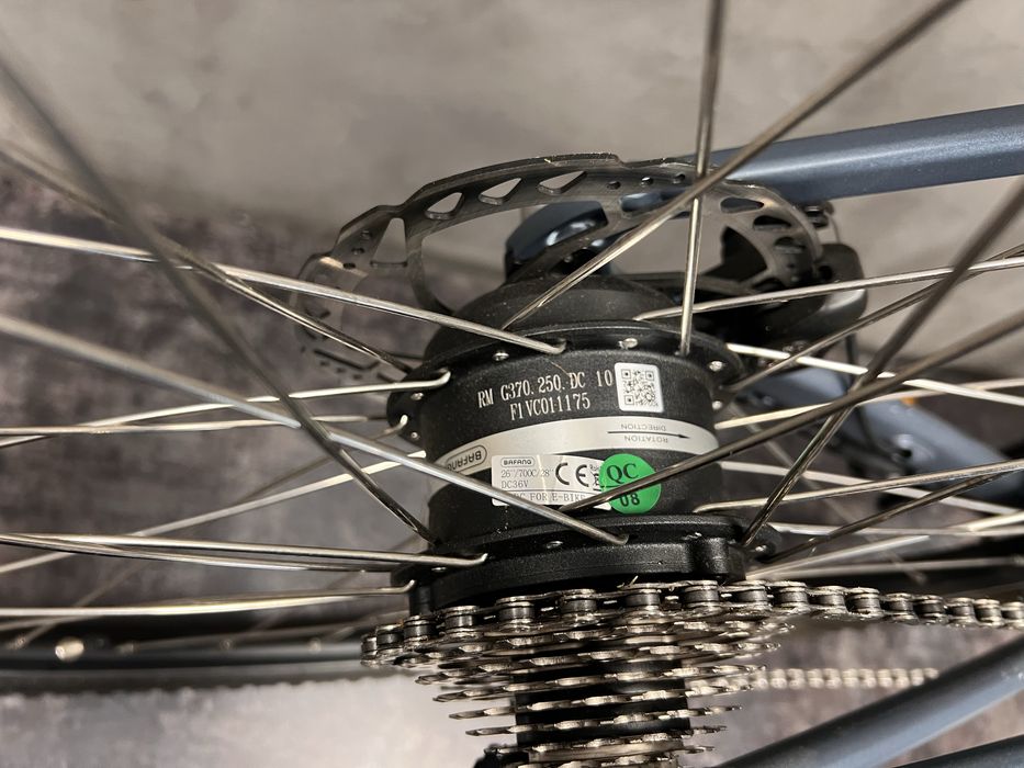 NOWY GRAVEL, rower elektryczny SEBIC 36v 10 AH LG 17 KG Bafang Przerzutki SORA 1x9/ POWYSTAWOWY