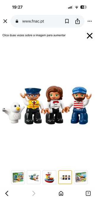 Combóio de mercadorias + pistas extra Lego Duplo