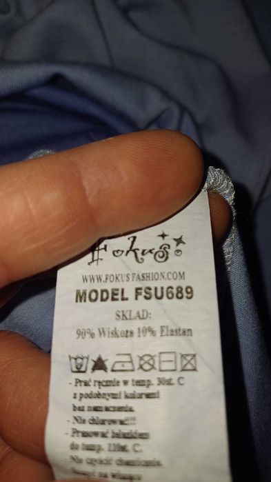 Sukienka ombre z pelerynką, polski producent, wymiary w opisie