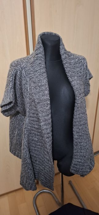Piękny sweter kardigan rozm l uniwersalny akryl