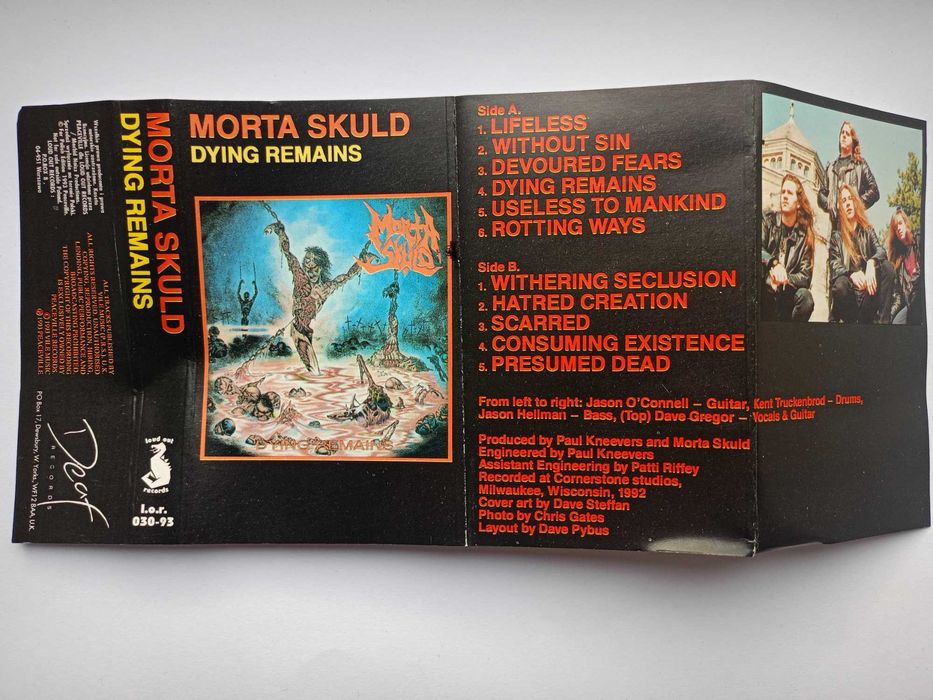 洋楽 Morta skuld / dying remains Morta Skuld - Dying Remains kaseta magnetofonowa Żmigród • OLX.pl