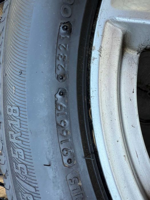 Диски c резиной BMW 255.55.18 2023р на Bmw е53,е70. T5