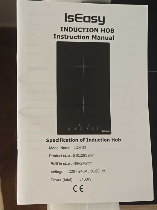 placa de indução de 2 bicos (Nunca usada)