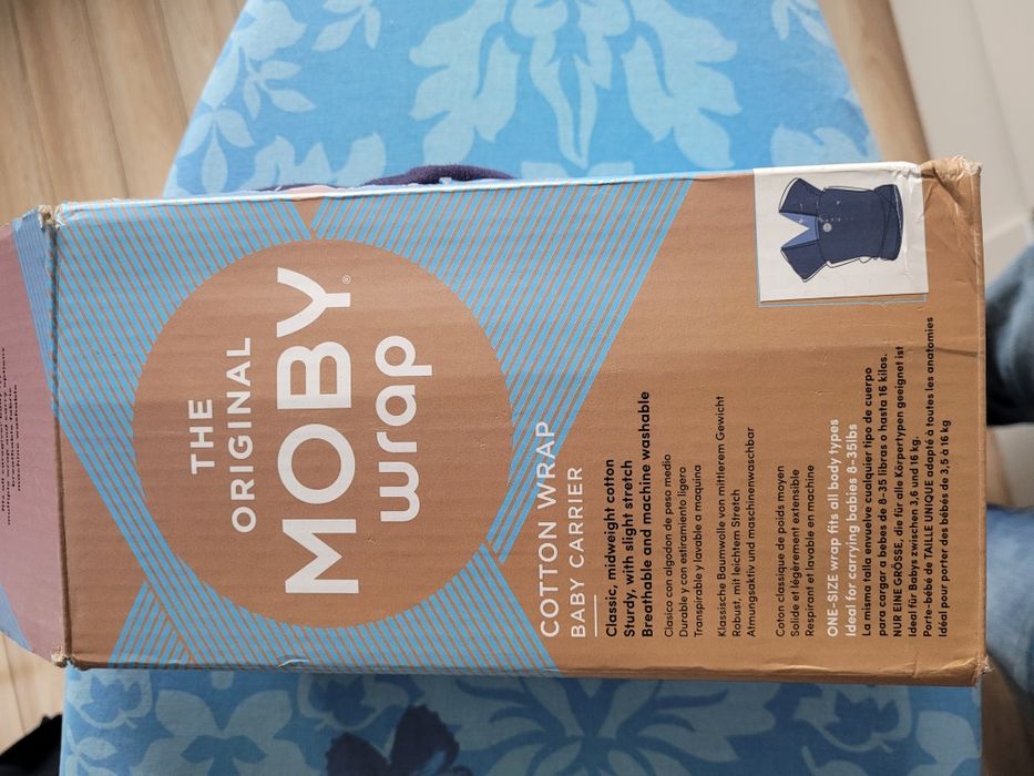 Chusta do noszenia dzieci Moby wrap