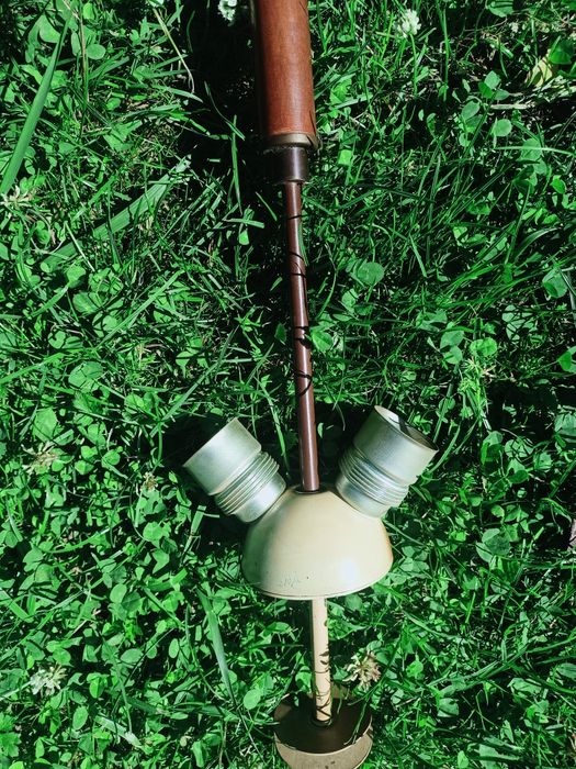 Lampa stojąca z PRL-u.