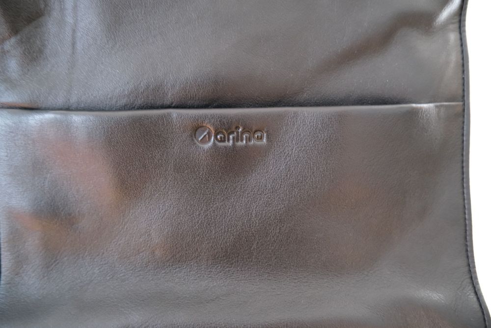 duża torba czarna 100% skóra Arina/torebka