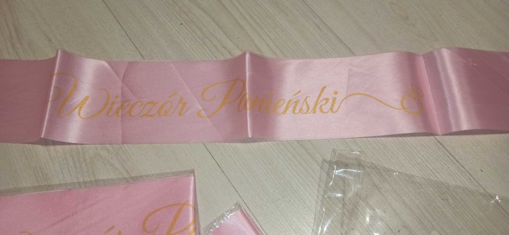 Szarfy wieczór panieński 3 sztuki